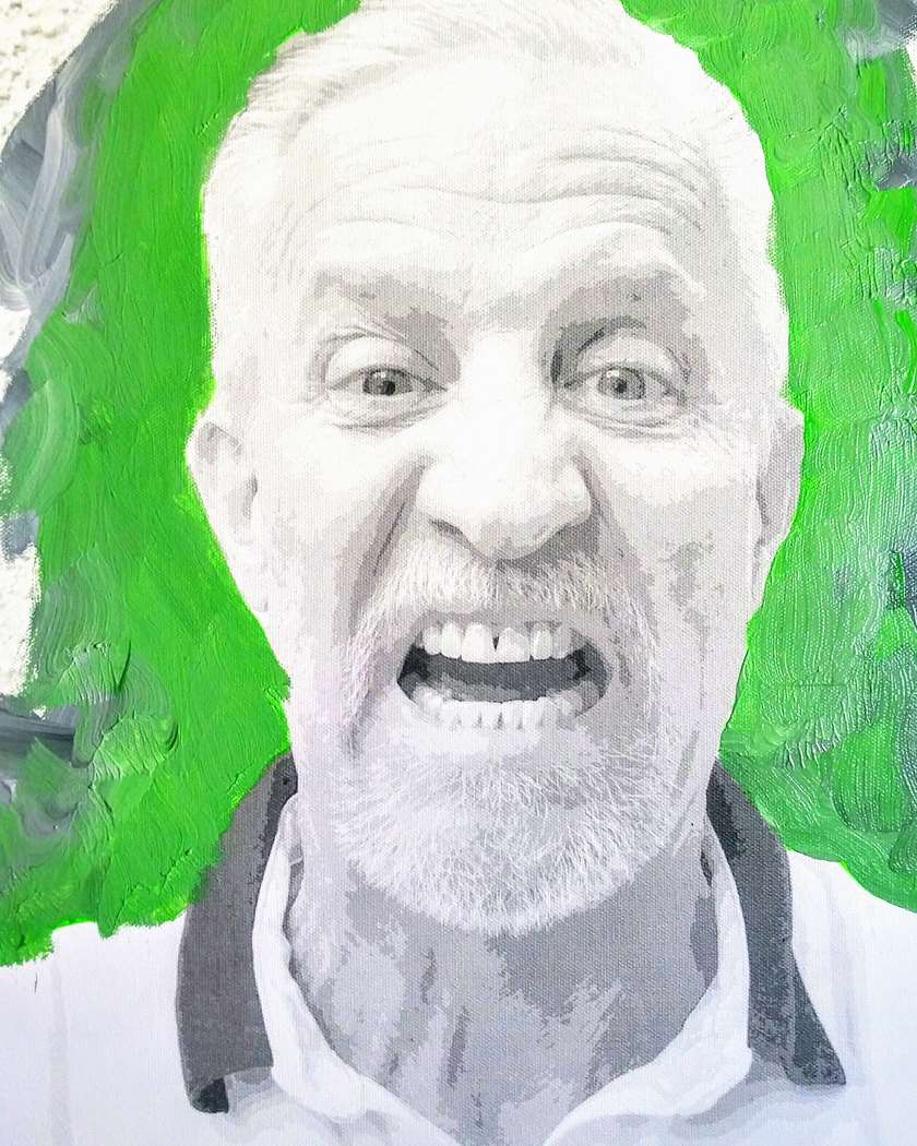 Zombie Selfie Pinot s Palette Painting zombie-selfie-pinot-s-palette-painting