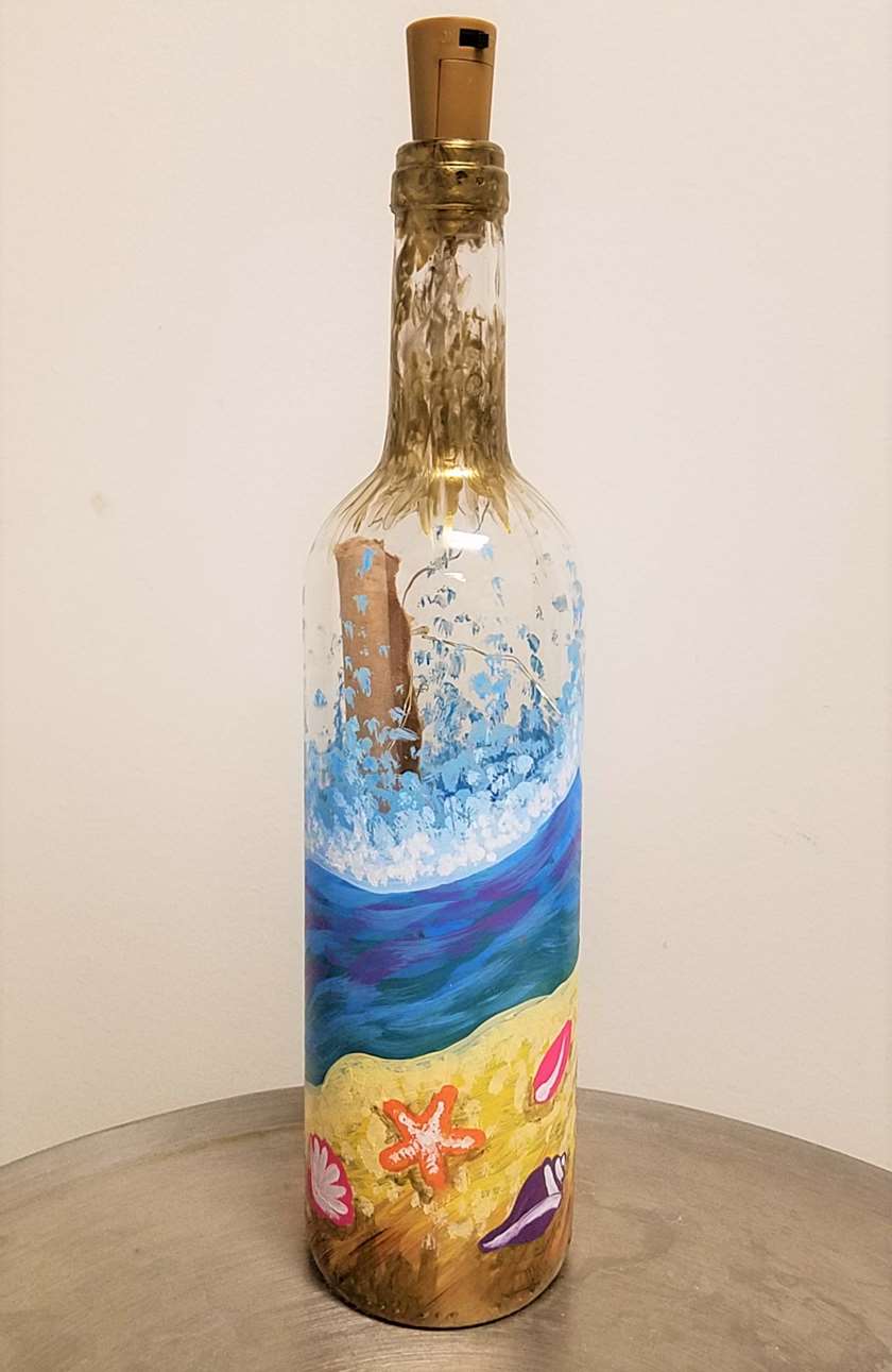 Wine & Charcuterie Tasting Class! ❤🎨🥂 Illuminated Wine Bottle Painting, Wine Flight & Charcuterie Included