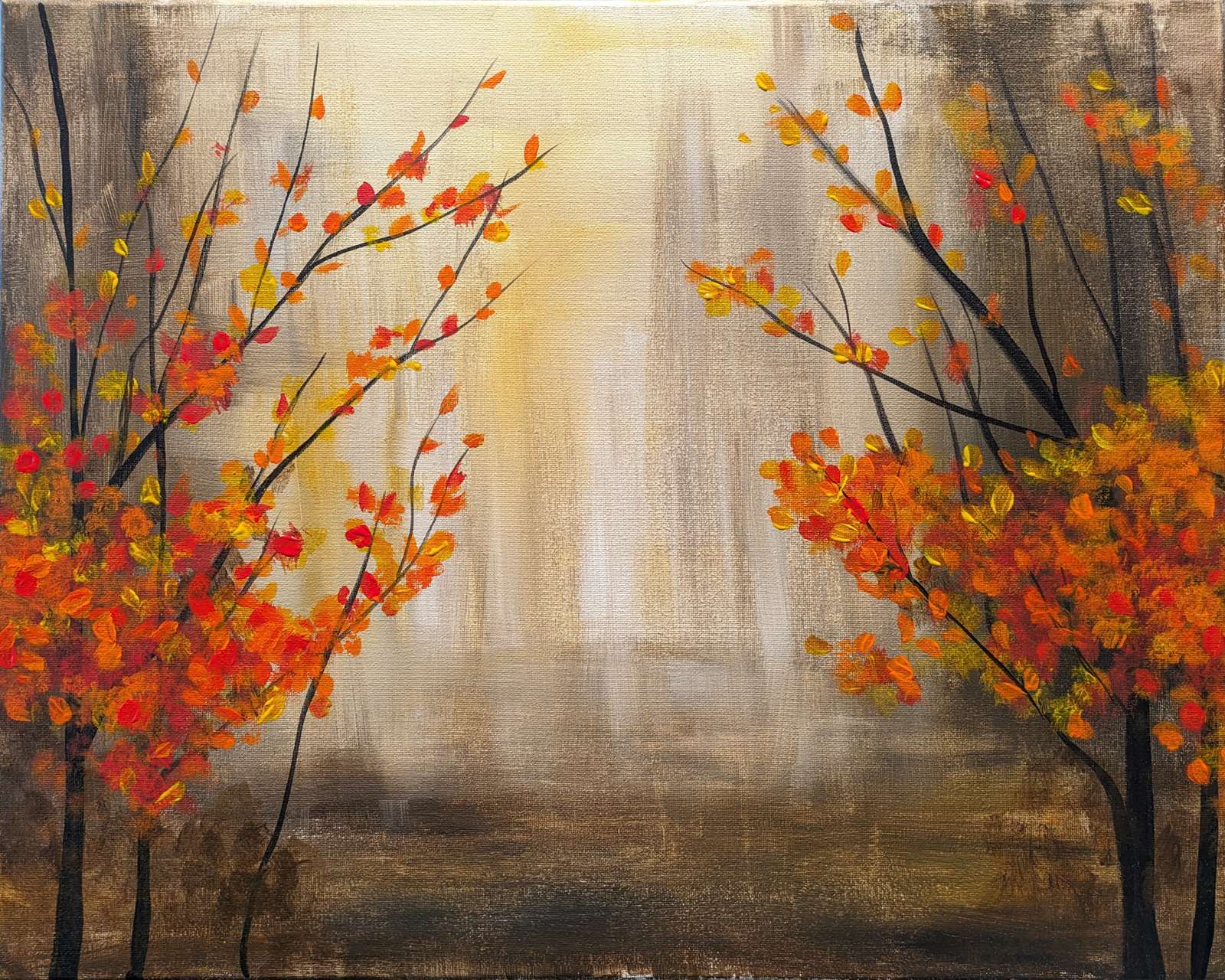 Abstract Autumn Paintings