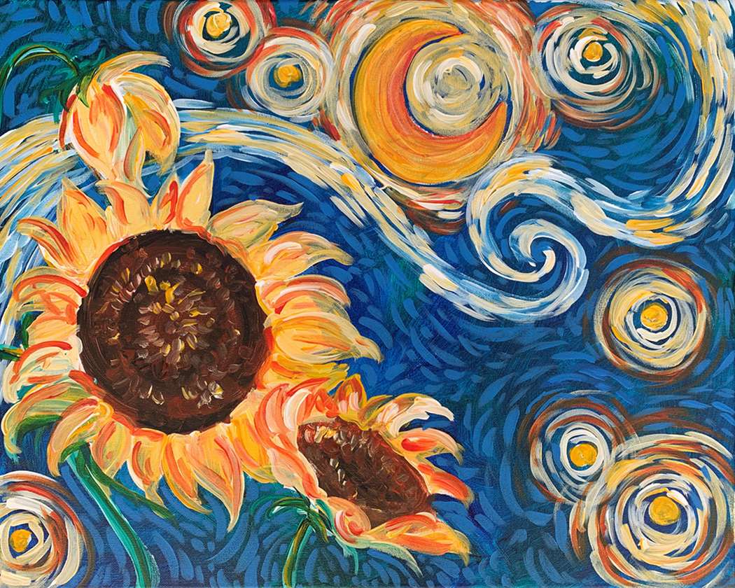 In Studio Event: Starry Sunflowers