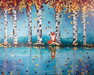 Aspen Fox Reflections