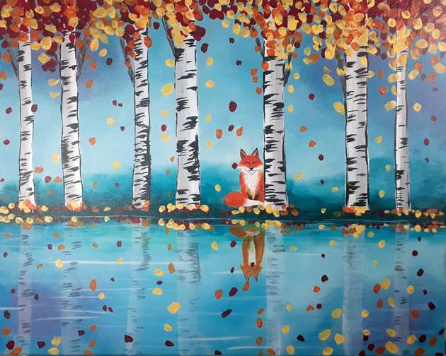 Aspen Fox Reflections