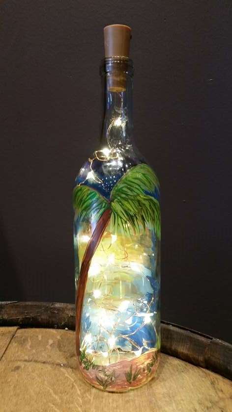 Illuminated Wine Bottle! (Bottle and lights included)