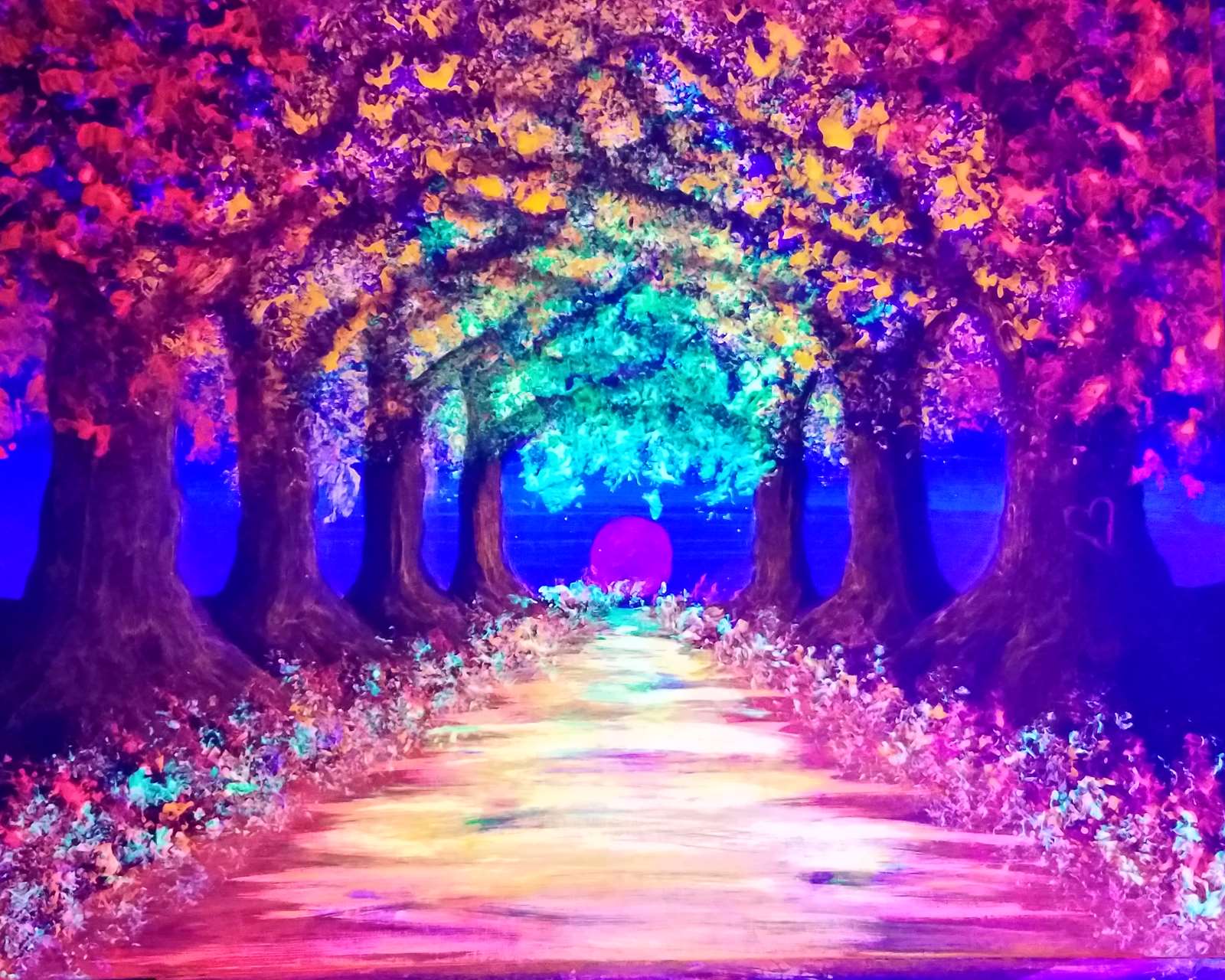 Autumn is Aglow Blacklight - Fri, Aug 28 7PM at West Chester