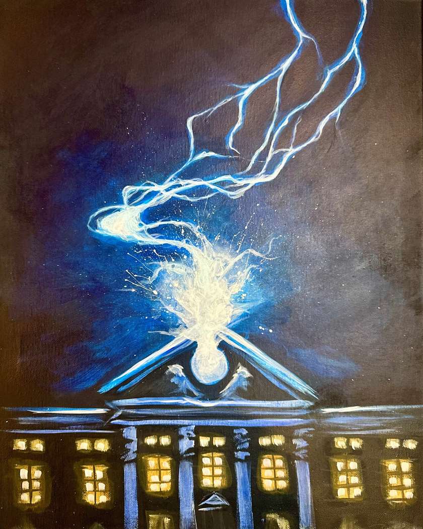 Back to the Future Paint Night with Broadway Spokane!