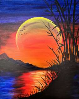 Bamboo Sunset