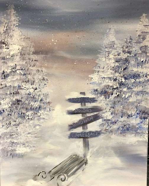 Beach Signs in the Mountains