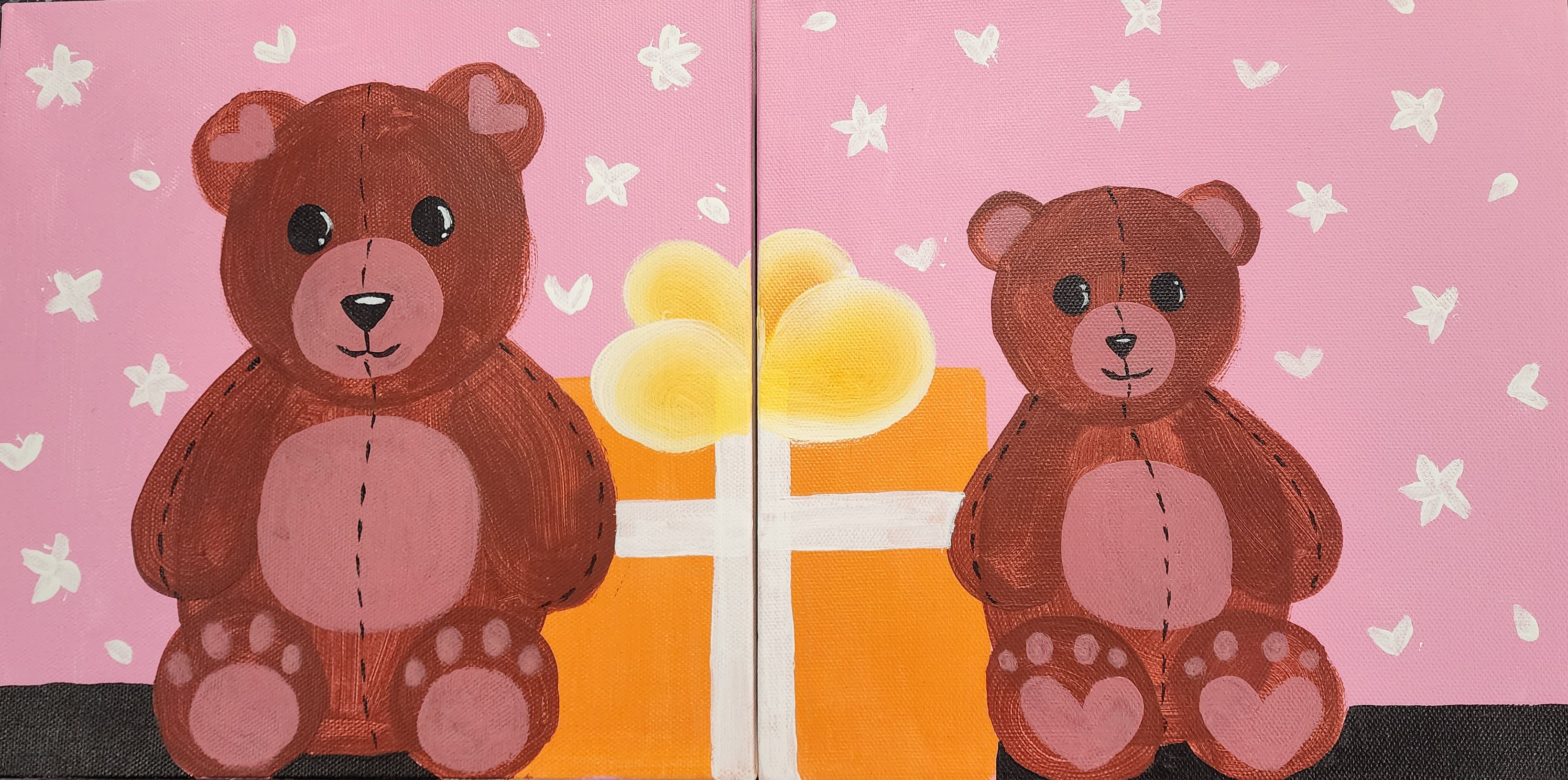 bearing-gifts-pinot-s-palette-painting