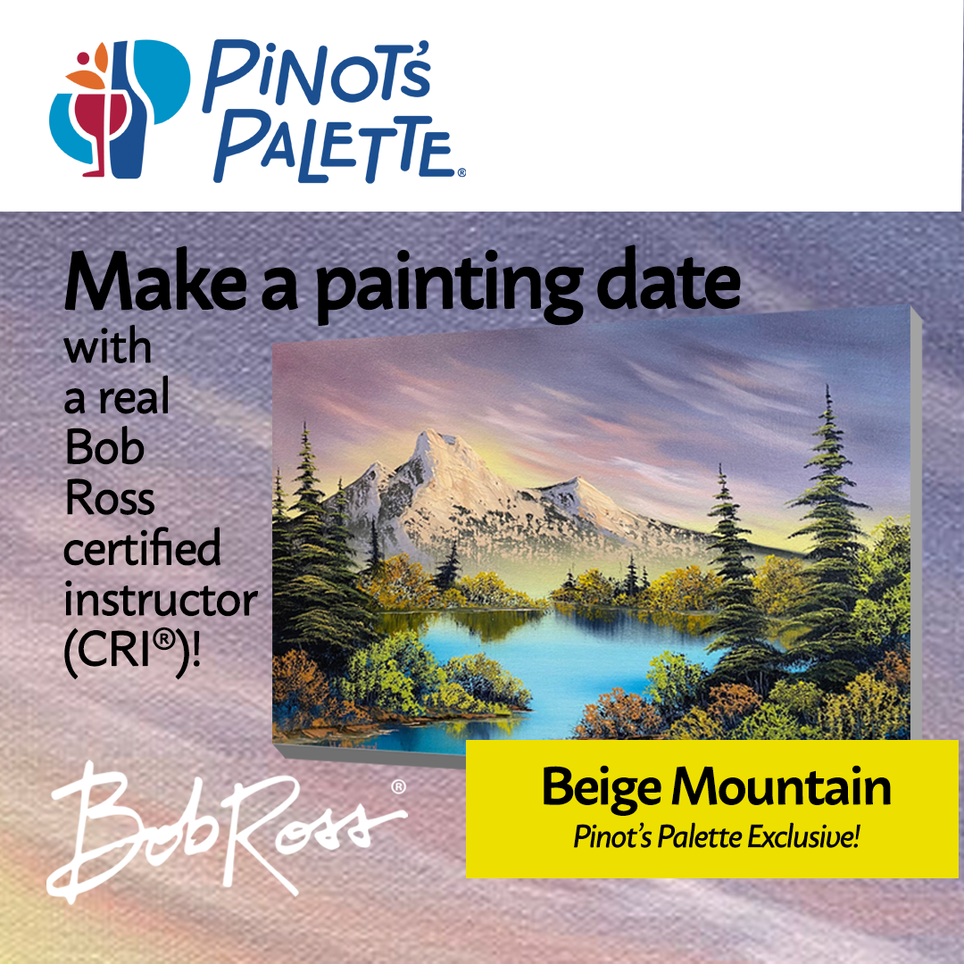 Beige Mountain - Bob Ross Painting