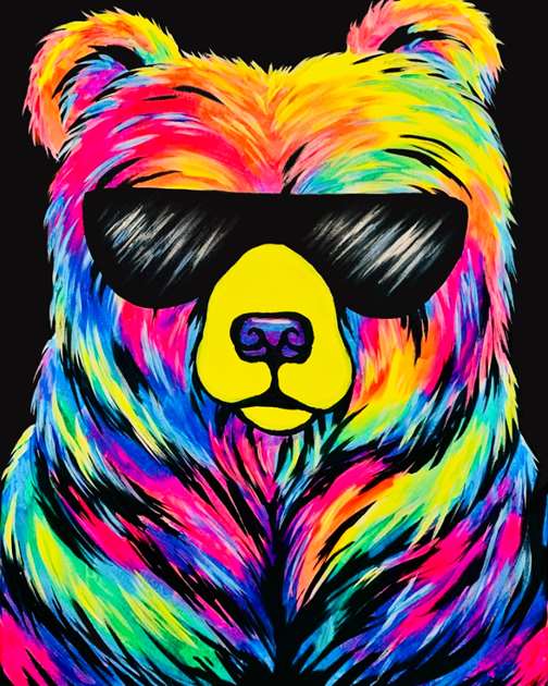 Black Light Bear