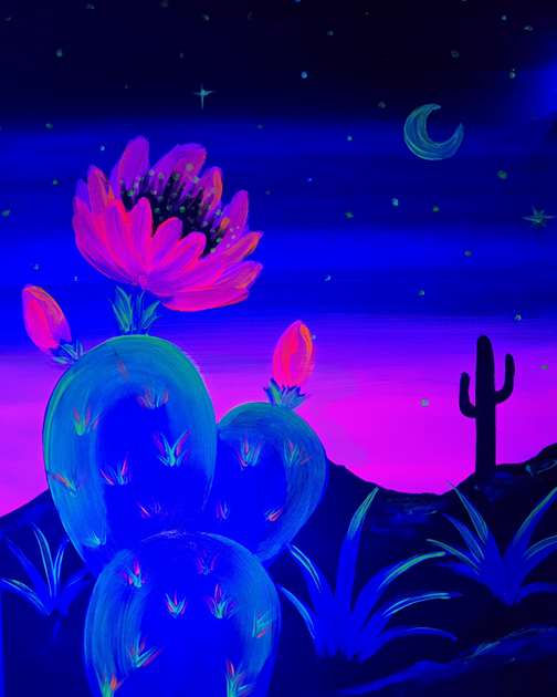 Blacklight Desert Bloom