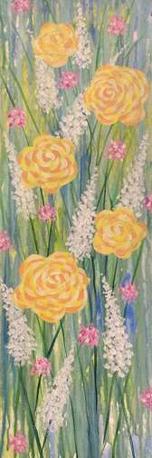 Blooms on Blue