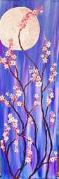Blossom By Moonlight - Pinot's Palette Painting Blossom By Moonlight - Pinot's Palette Painting