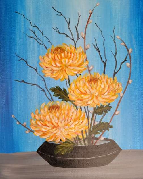 Blossoms of Chrysanthemum