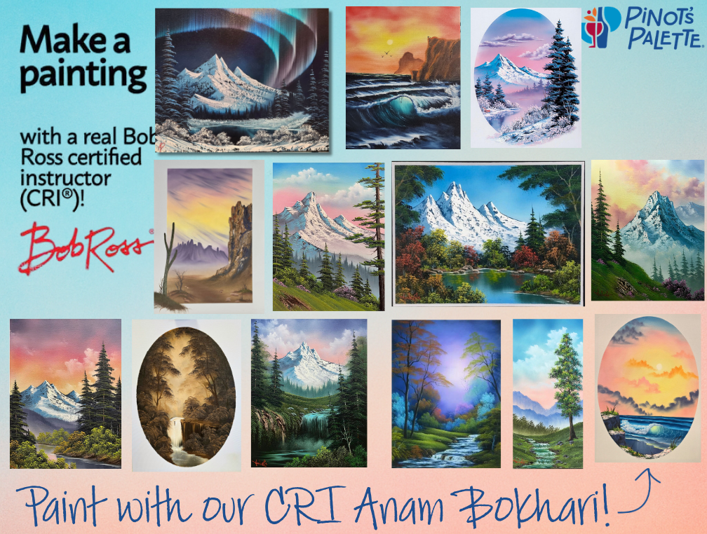 Oil Painting! LIMITED SEATS! Paint with our Certified Bob Ross Instructor!
