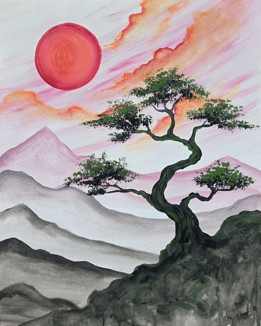 Bonsai at Dawn