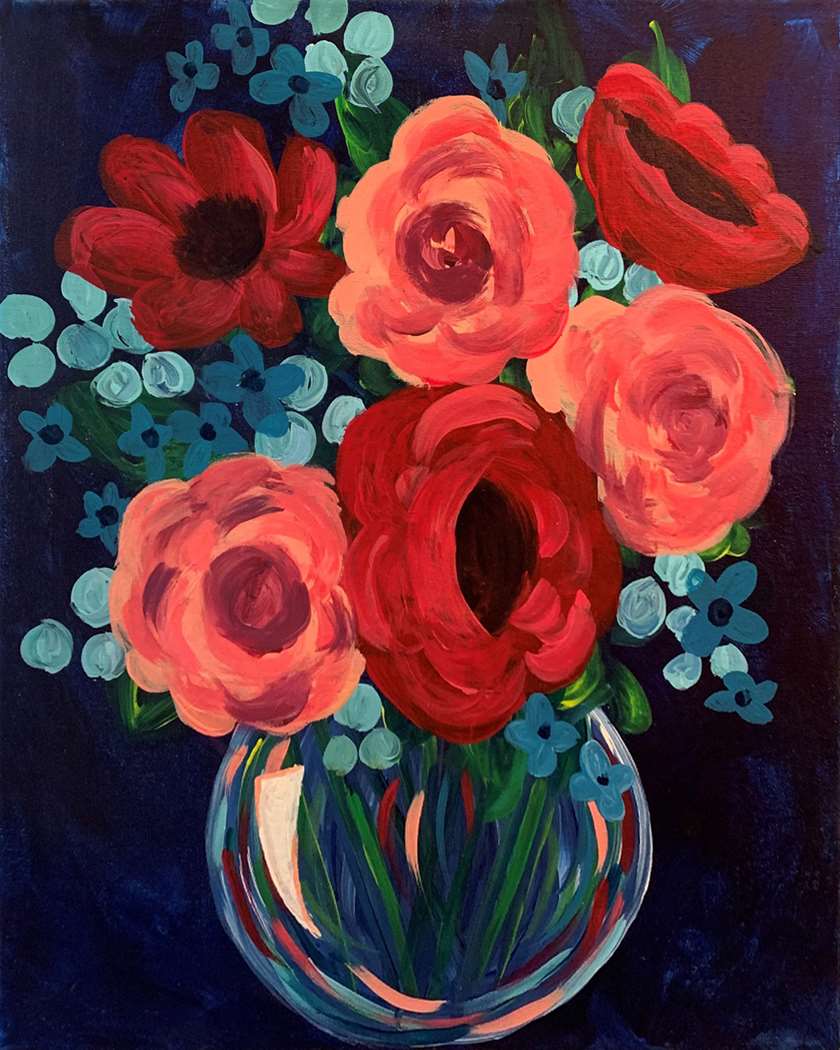 In-Studio Event: Bouquet en Rouge