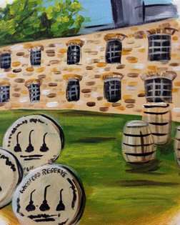 Bourbon Barrel Head - Woodford Distillery