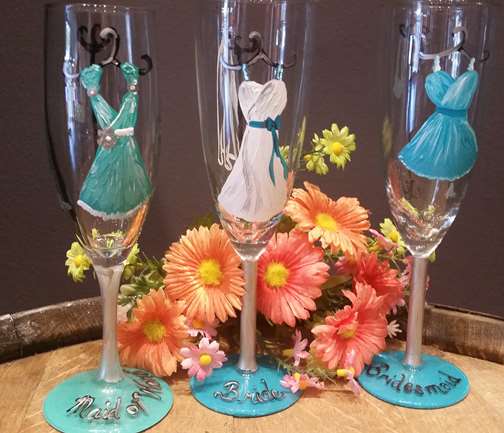 Bridal Party Wine Glass