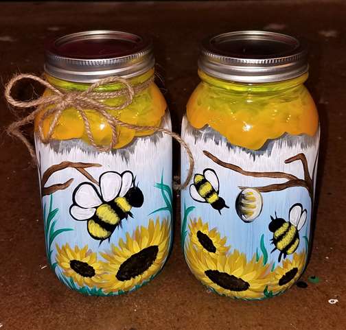 Buzzing Bee Jars 