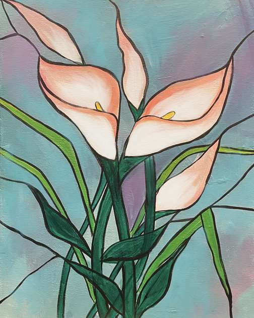 Calla Lily Stainglass