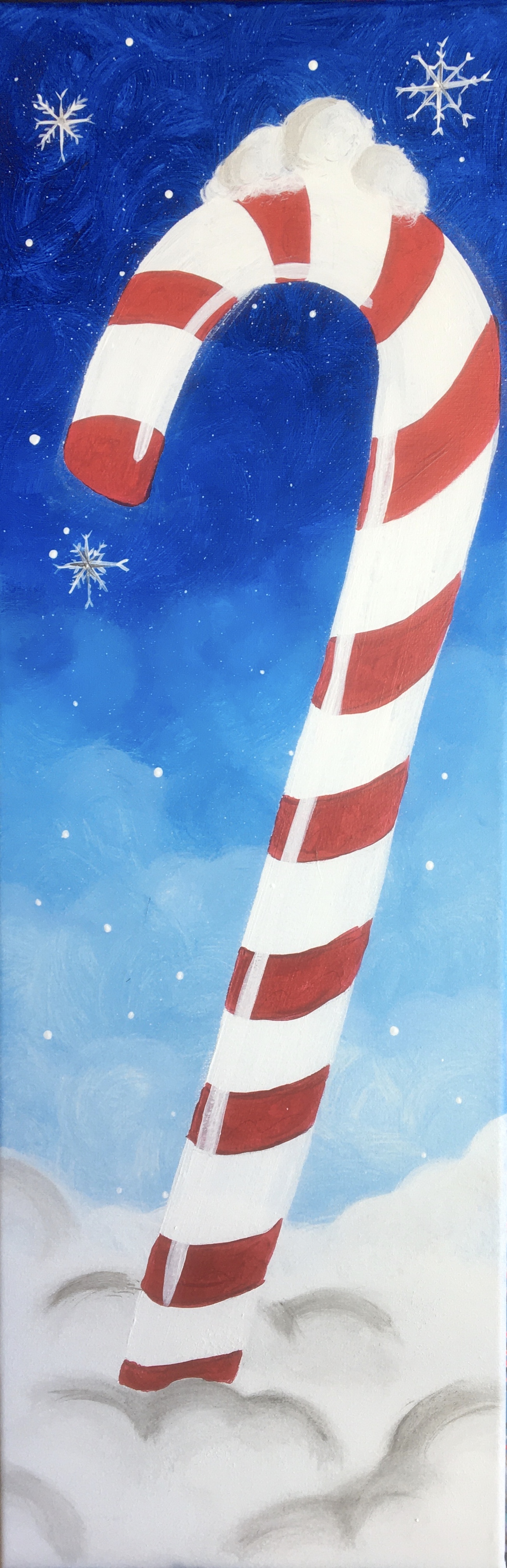 Candy Cane Heaven Pinot's Palette Painting