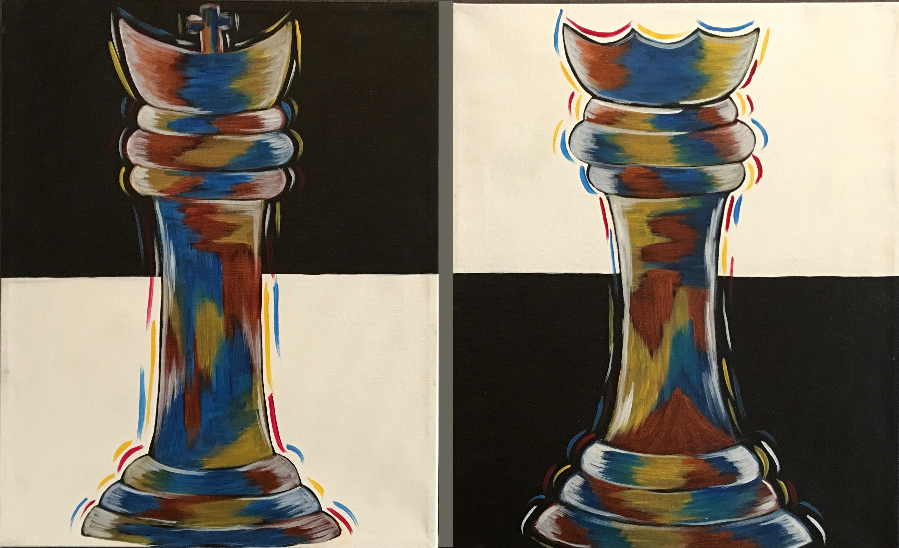 Checkmate Date Night - Pinot's Palette Painting