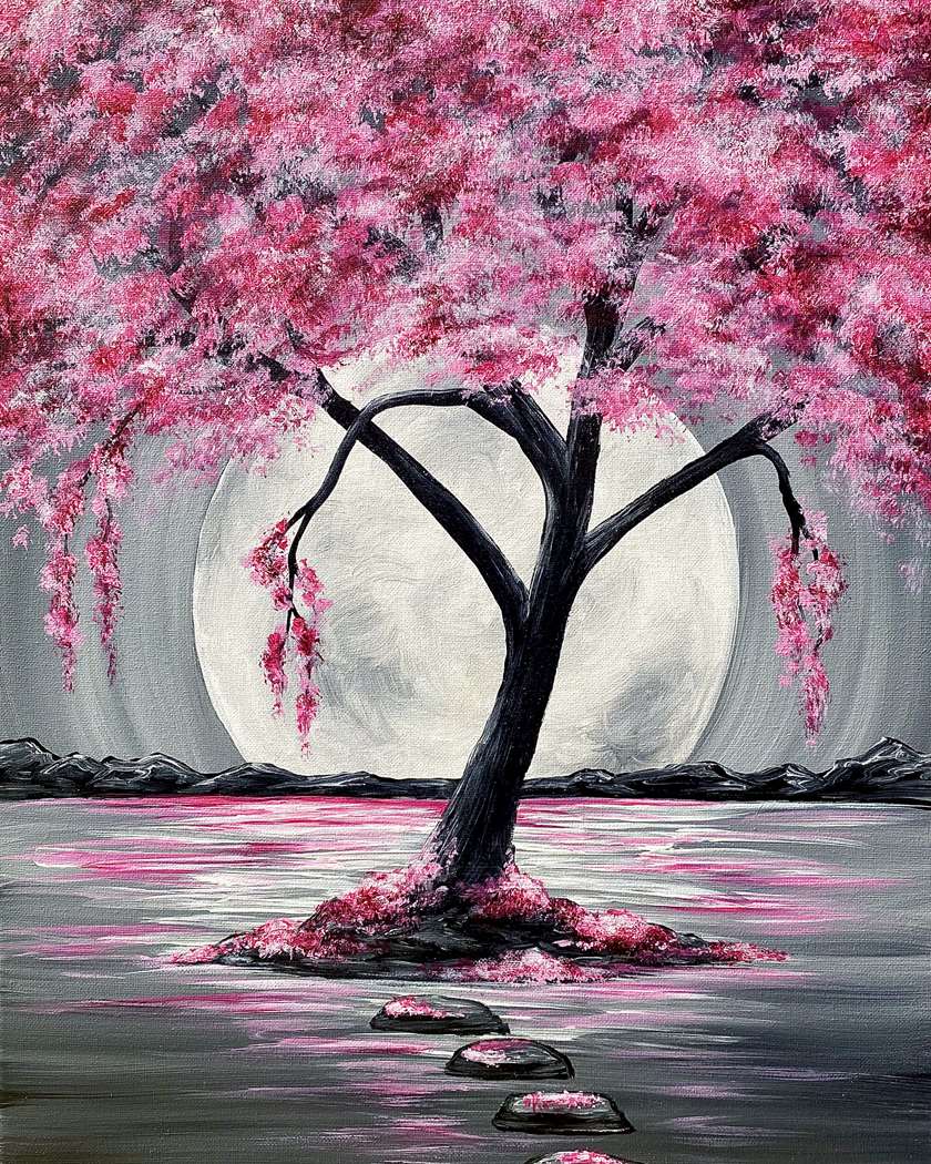 Cherry Blossom River