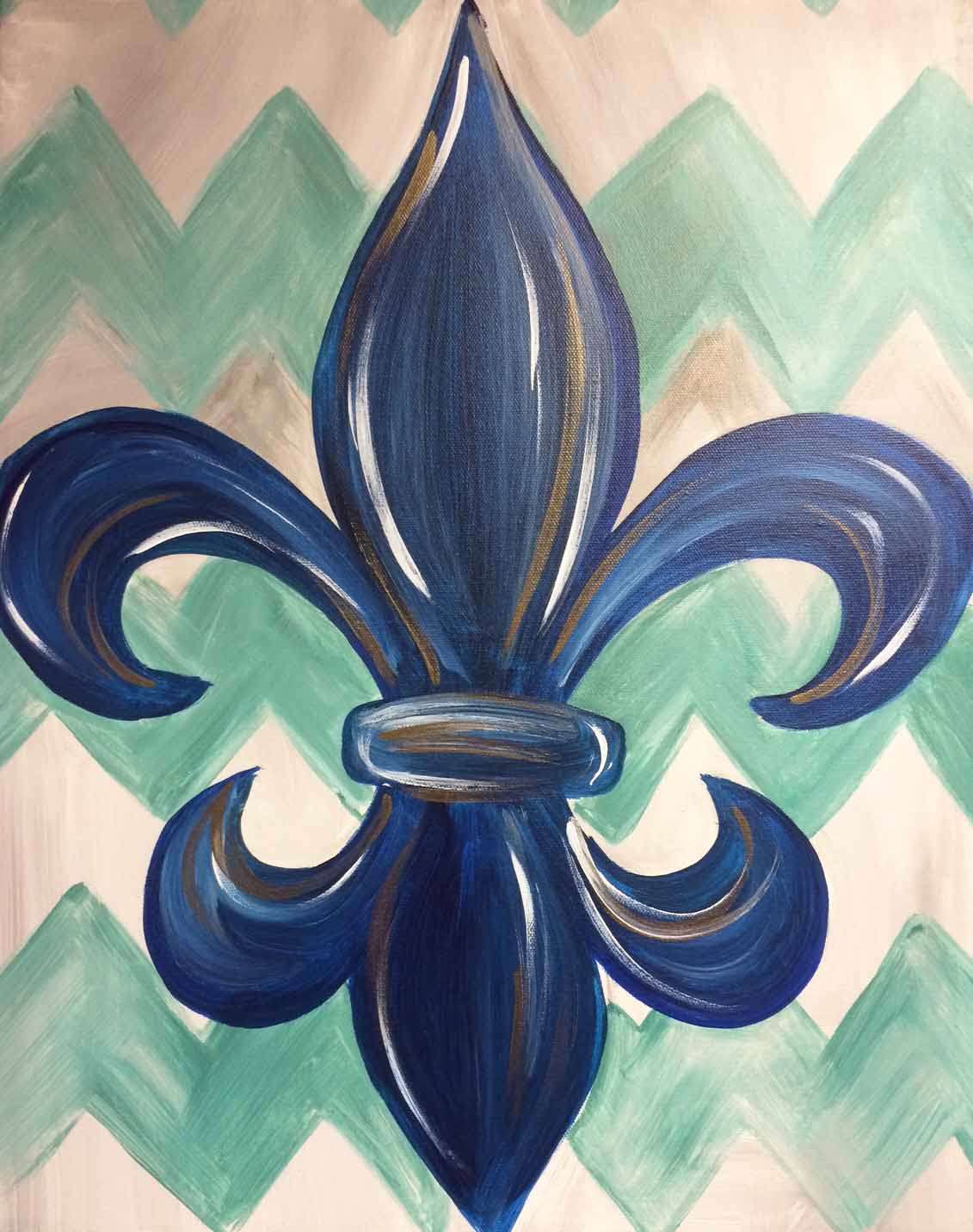 Chevron Fleur De Lis Thu Apr 02 7pm At Brandon