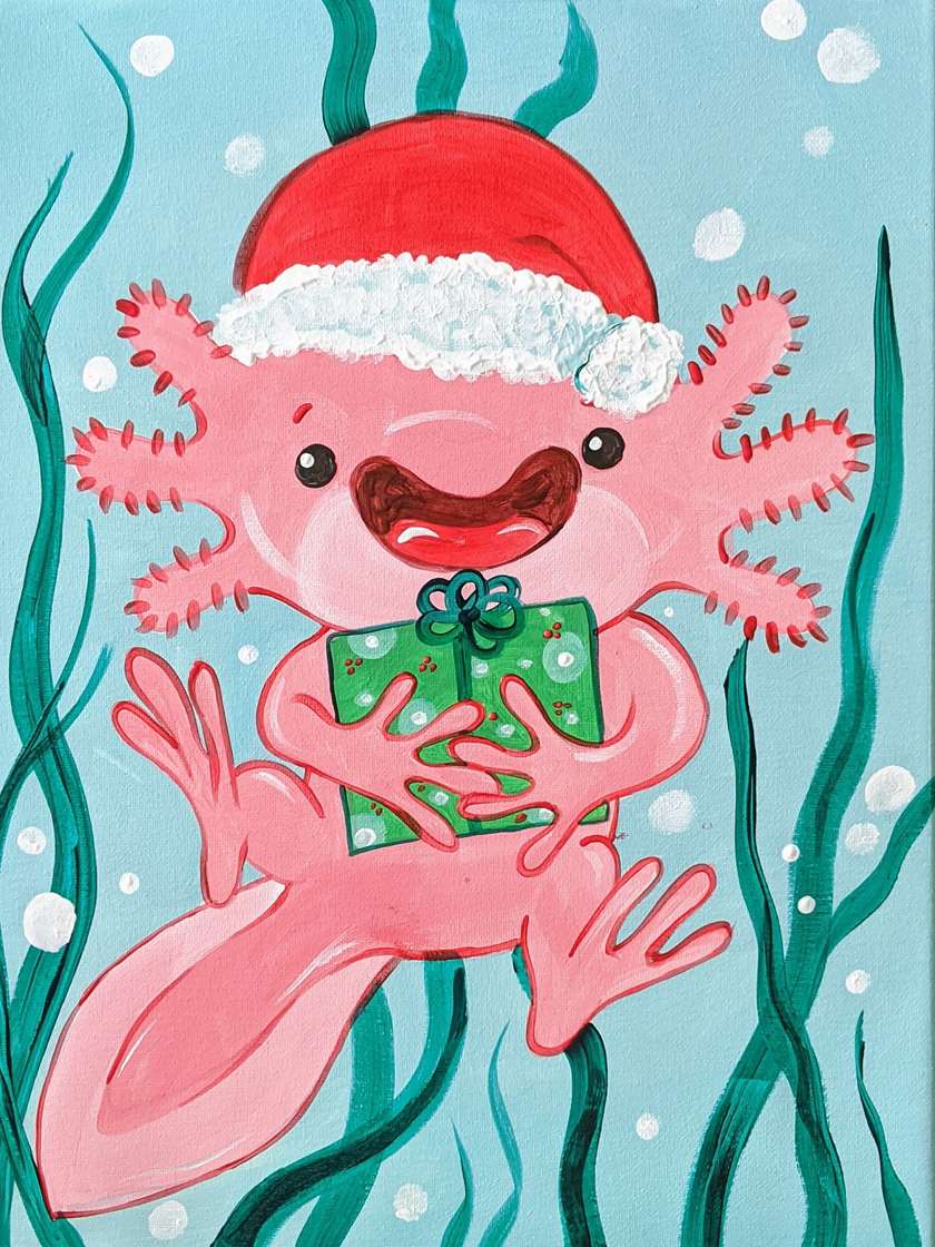 Christmas Axolotl 