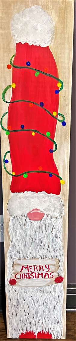 Christmas Gnomie Porch Sign