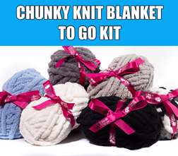Chunky Blanket Take Home Kit w/ Video Tutorial