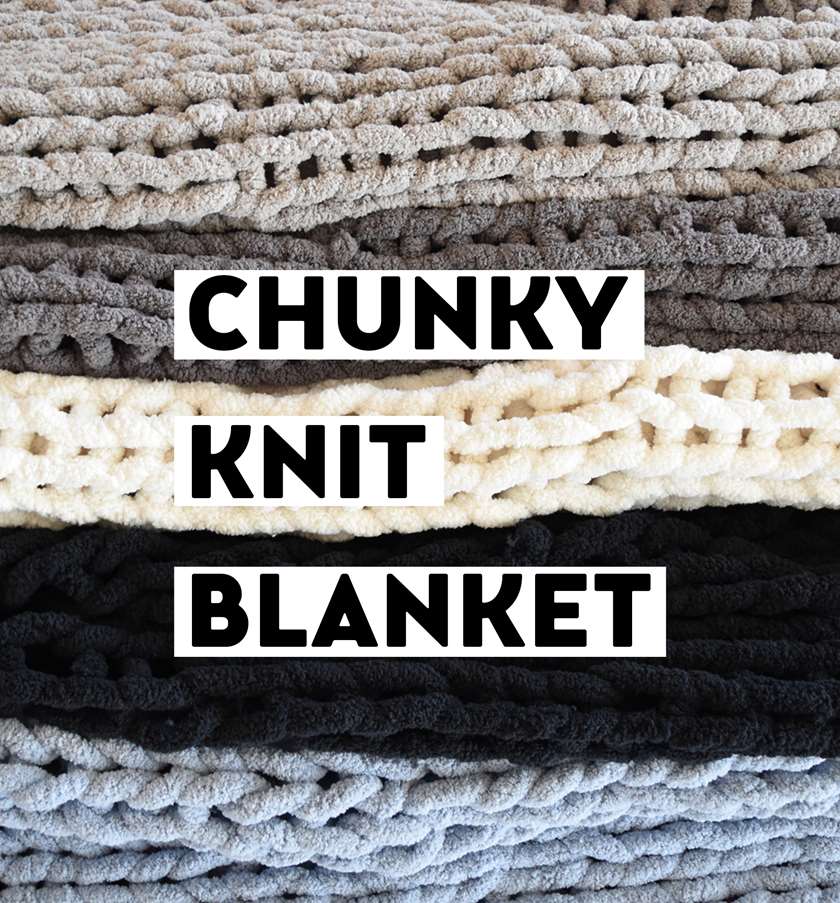 Chunky Knit Blanket!