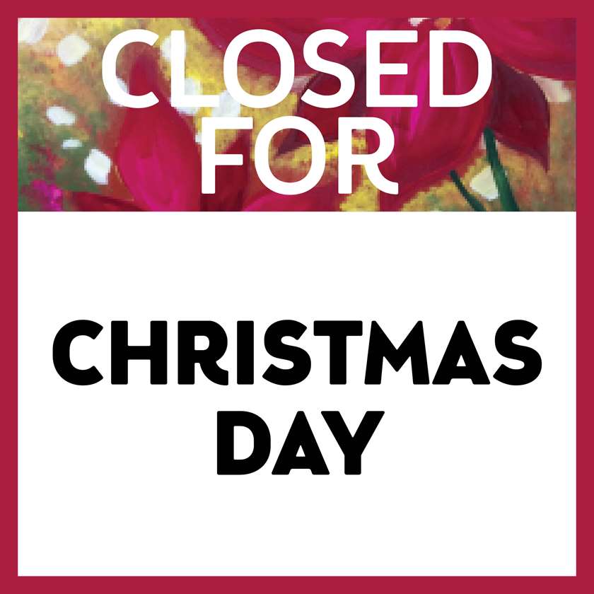 Closed for Christmas Day