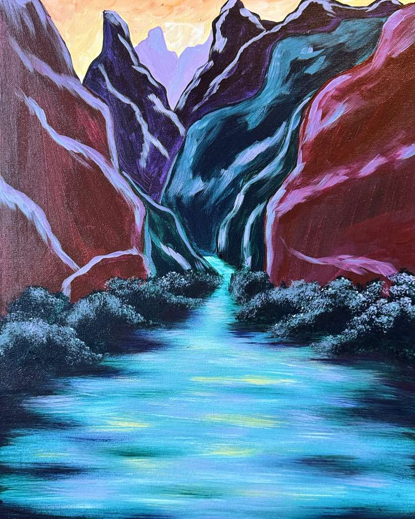 Colorful Canyon Pinot s Palette Painting colorful-canyon-pinot-s-palette-painting