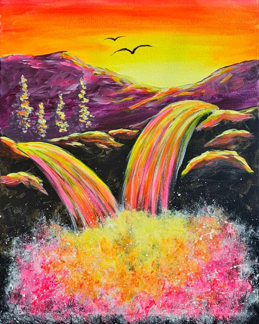Colorful Falls