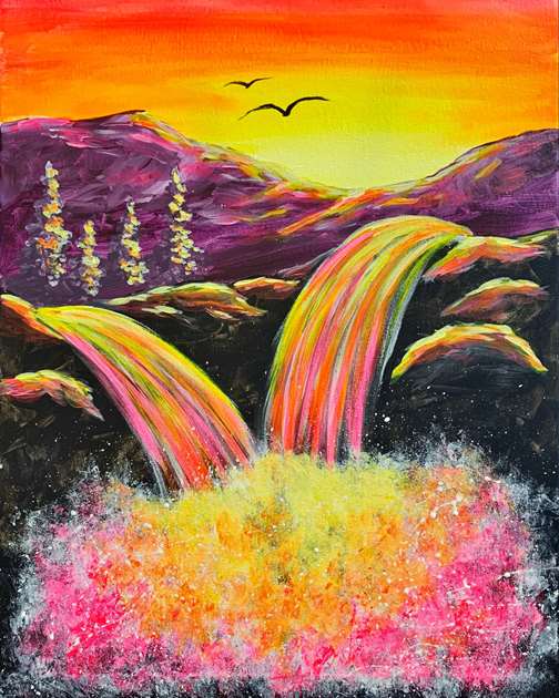Colorful Falls