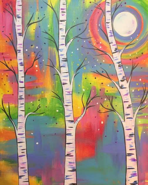 Confetti Birches