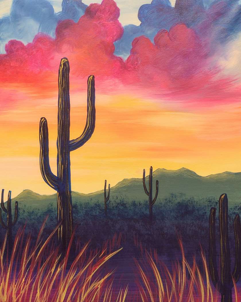 Confetti Desert Sunset