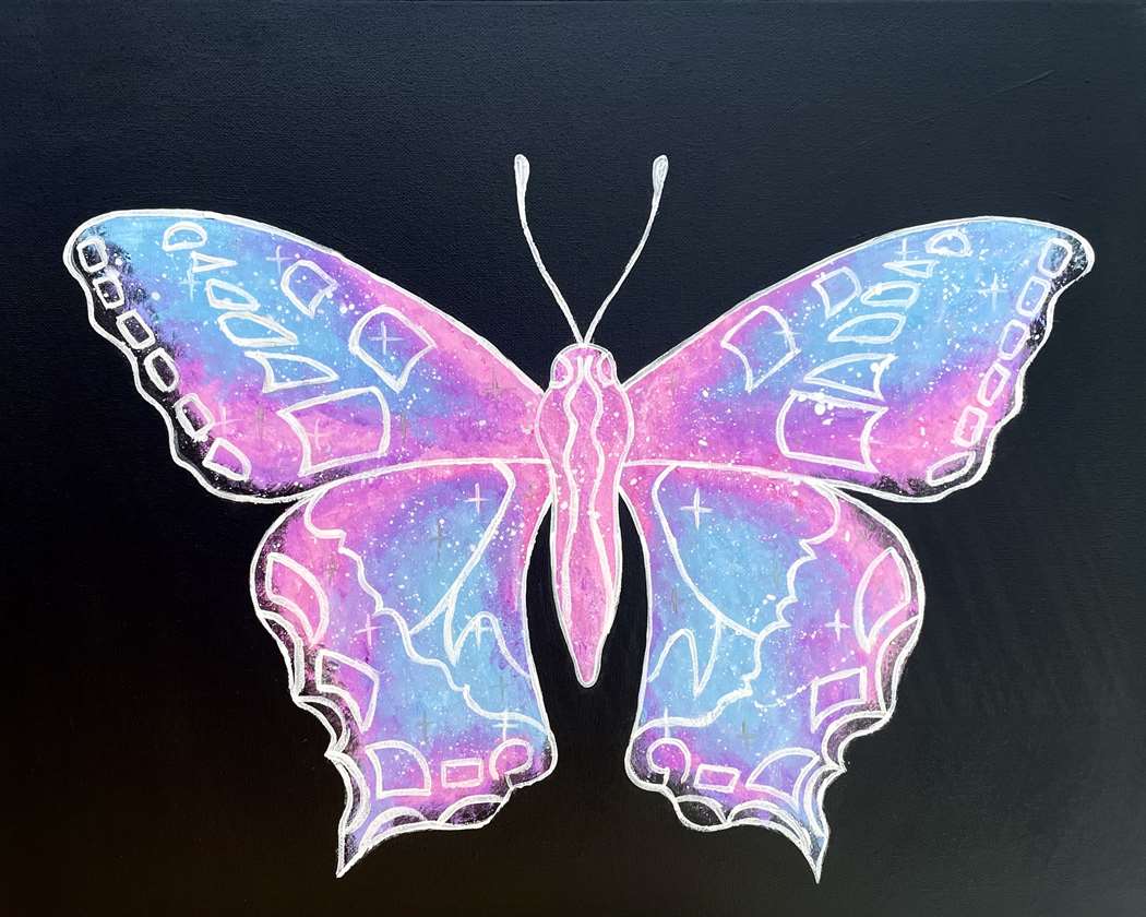 Cosmic Butterfly - Pinot's Palette Painting