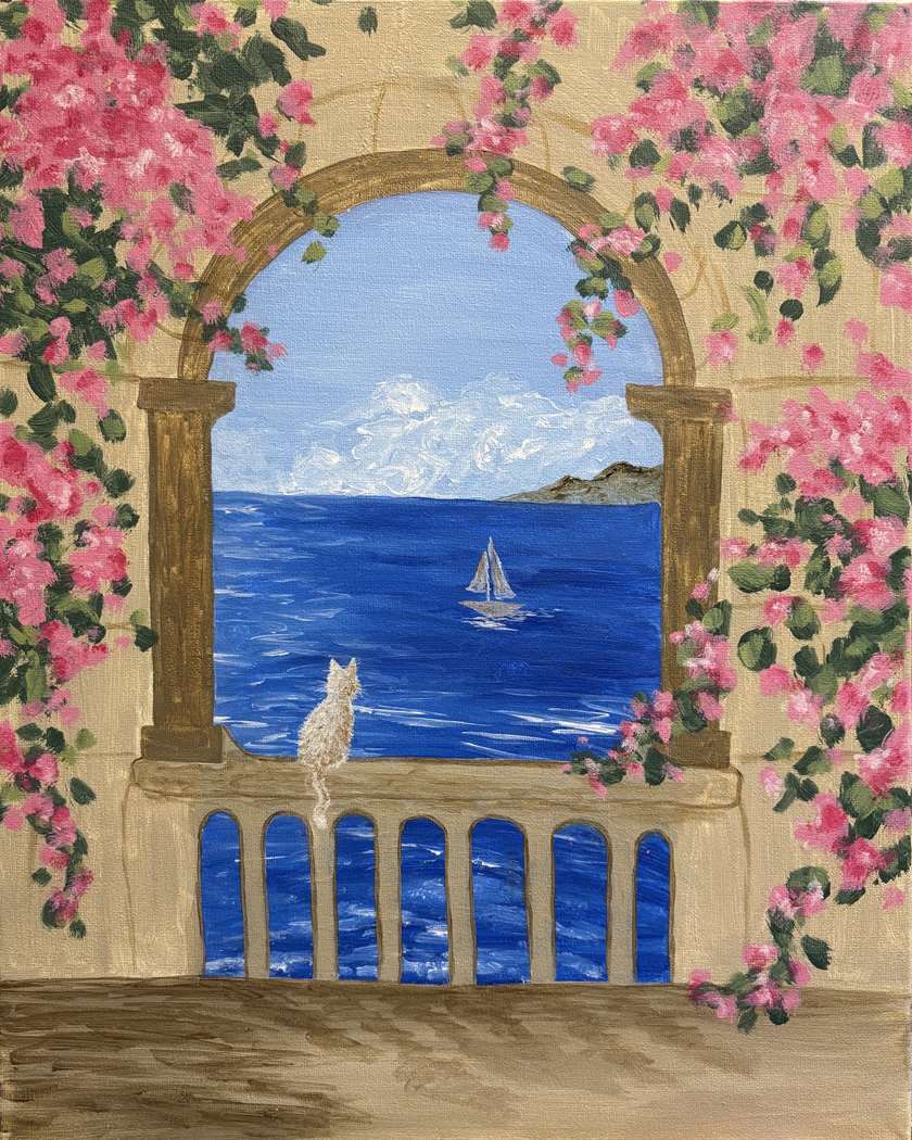 Brand New Painting by our Artist Ally!!