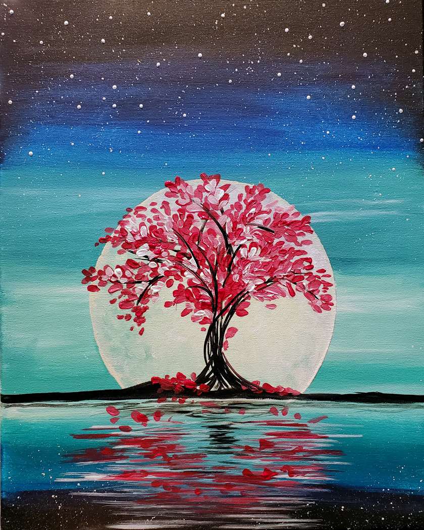 Crimson Tree Moon