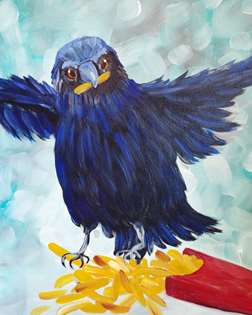 Crow with Fries