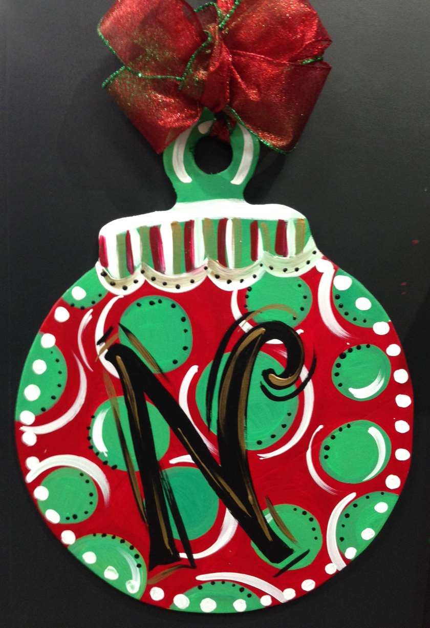Custom Door Hanger - ornament - $10 off bottle of wine
