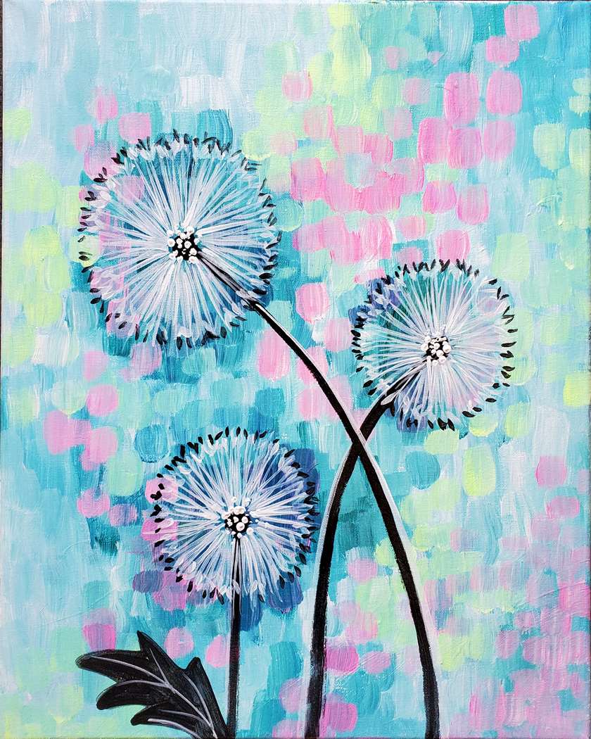 HUMP DAY -  Pinot's Palette FEATURED painting!