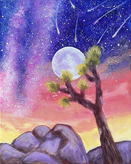 Desert Moonrise