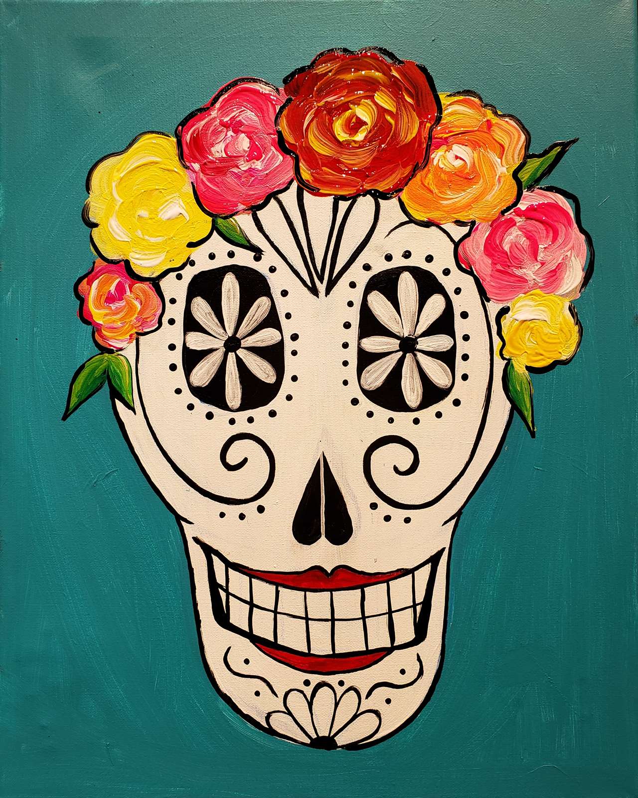 Design Your Own Sugar Skull Wed, May 01 7PM at Garland