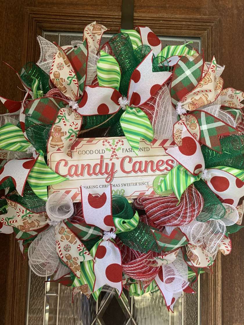 DIY - Candy Canes Wreath Making Class