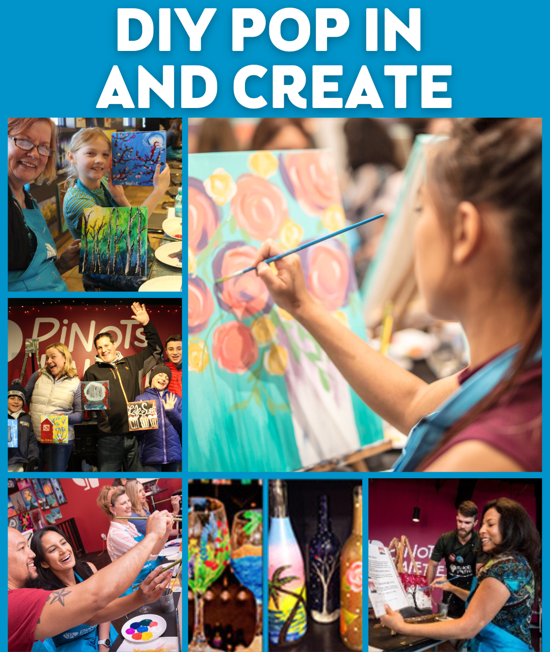 DIY Pop In And Create - Pinot's Palette Painting
