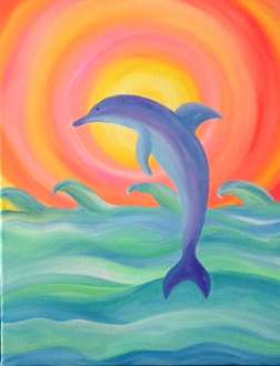 Dolphin at Sunrise